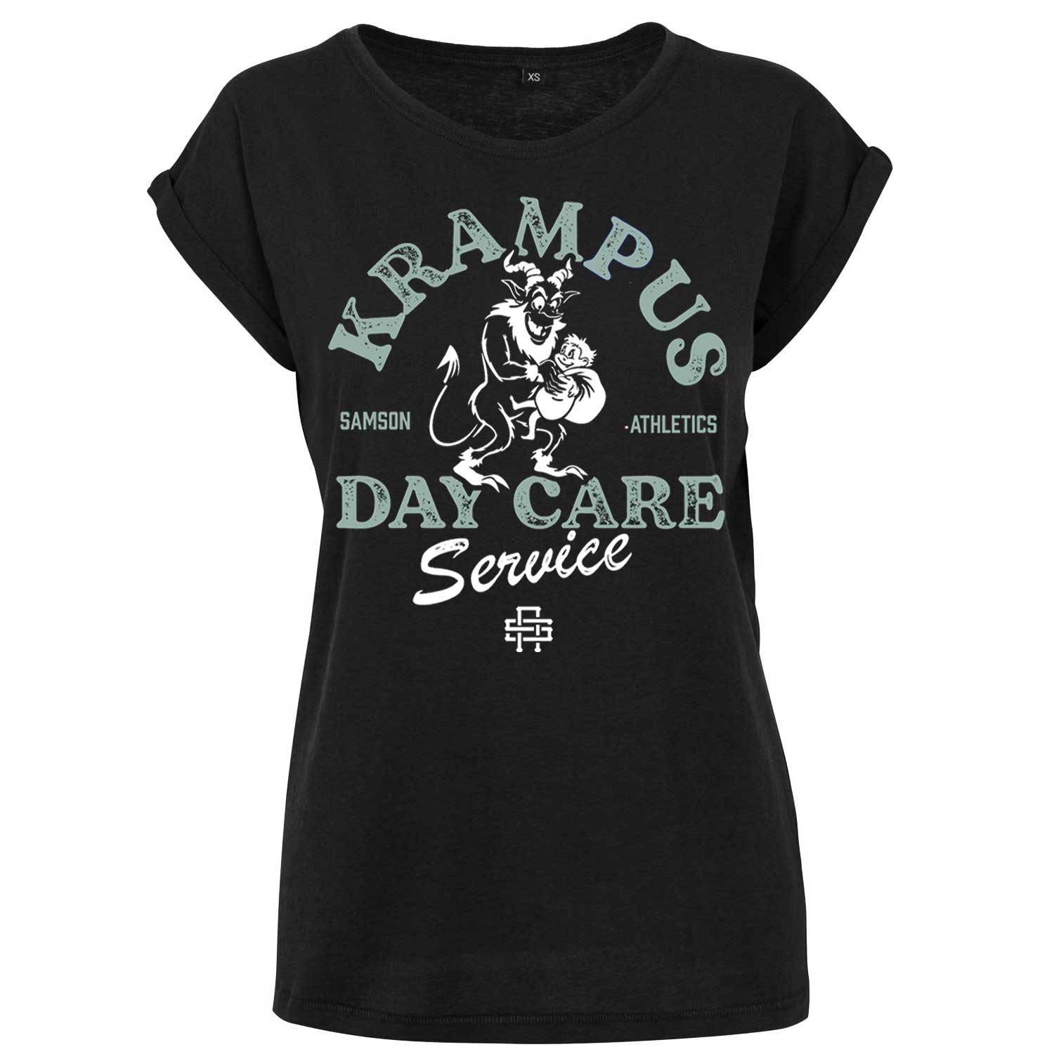 Krampus Day Care - Ladies Gym T-Shirt