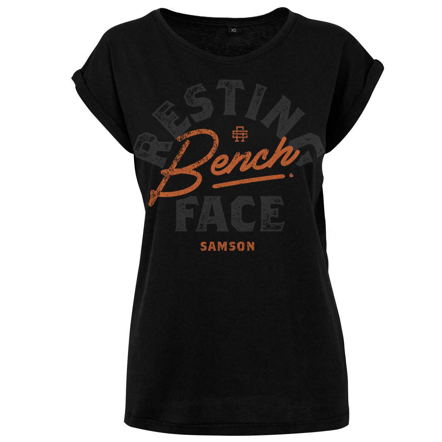 Resting Bench Face- Ladies Gym T-Shirt