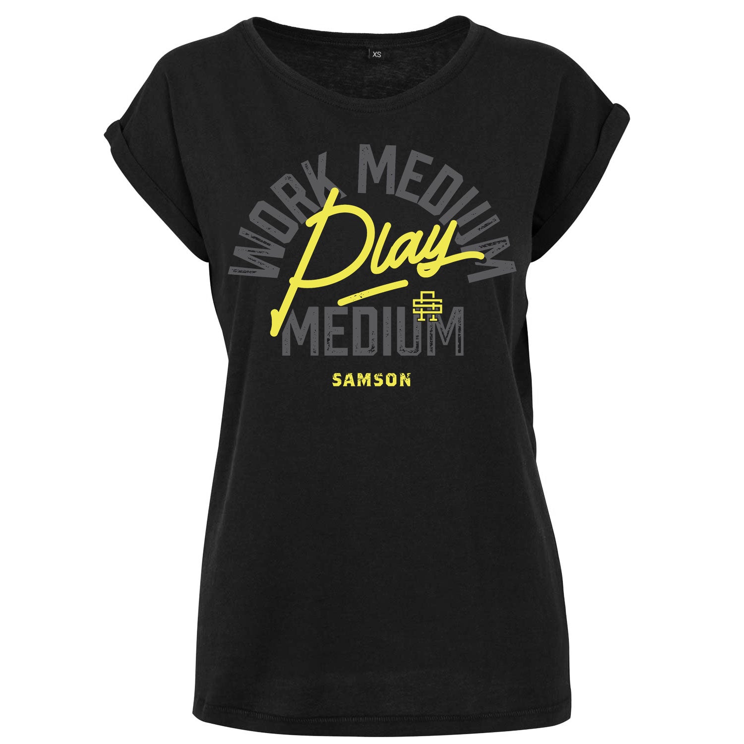 Work Medium Play Medium - Ladies Gym T-Shirt