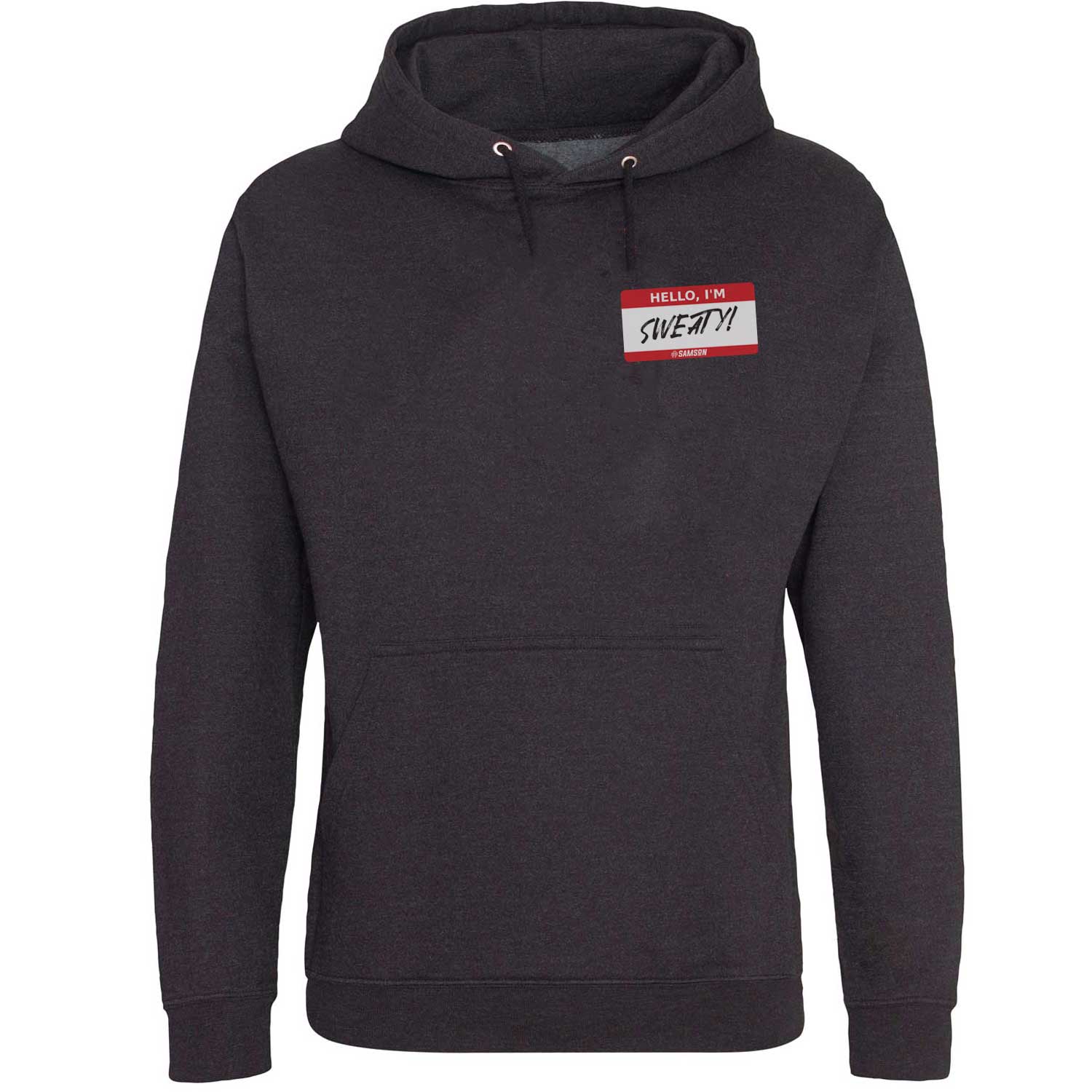 Hello I'm Sweaty - Lightweight Gym Hoodie