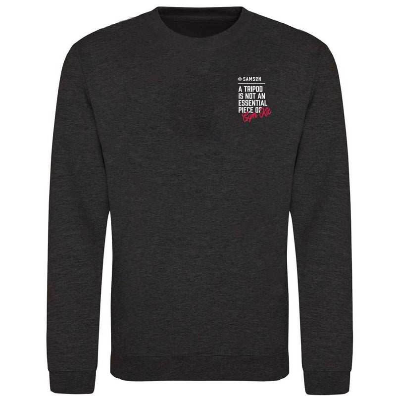 A Tripod Is Not An Essential Piece Of Gym Kit Lightweight Gym Sweatshirt