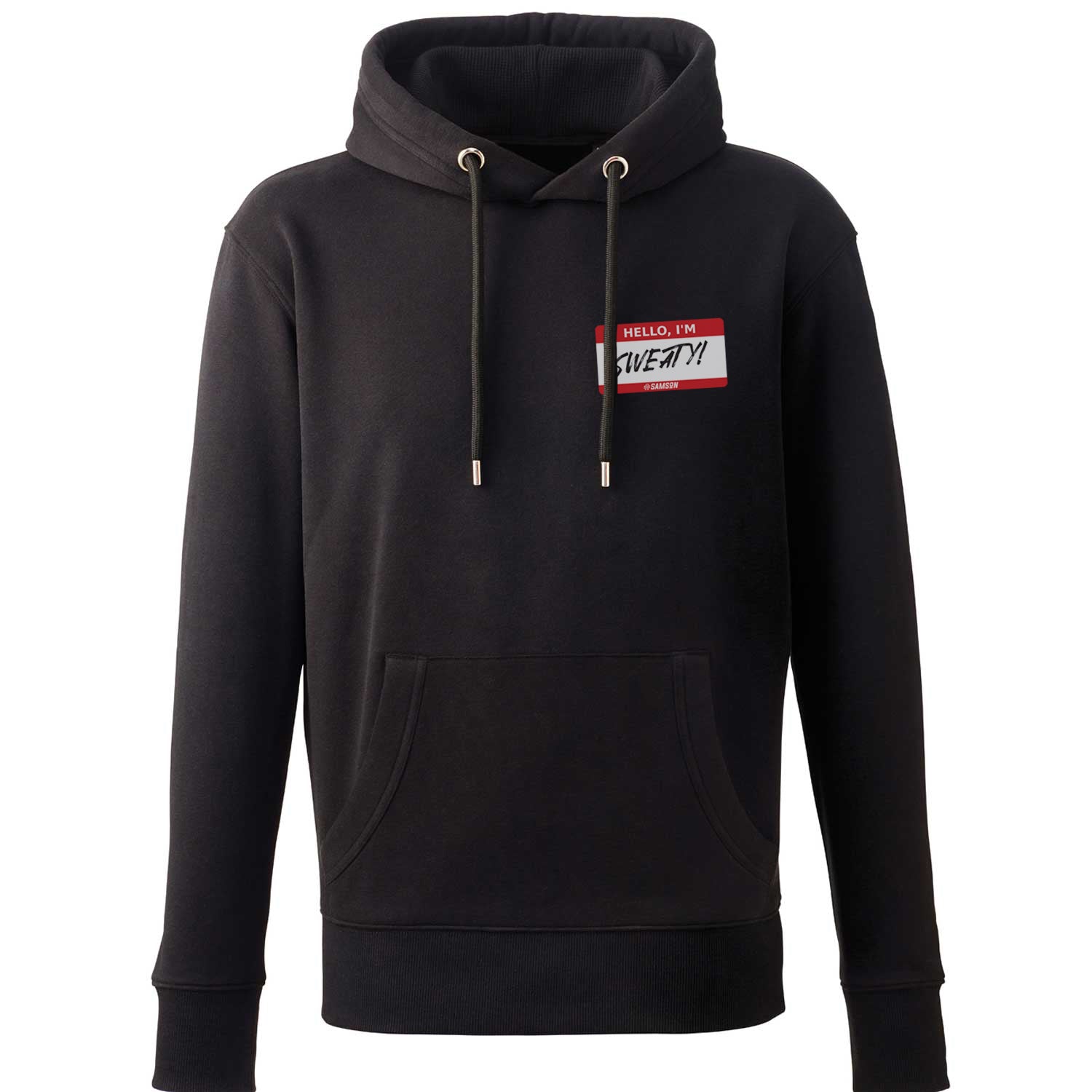 Hello I'm Sweaty - Oversized Unisex Pullover Hoodie