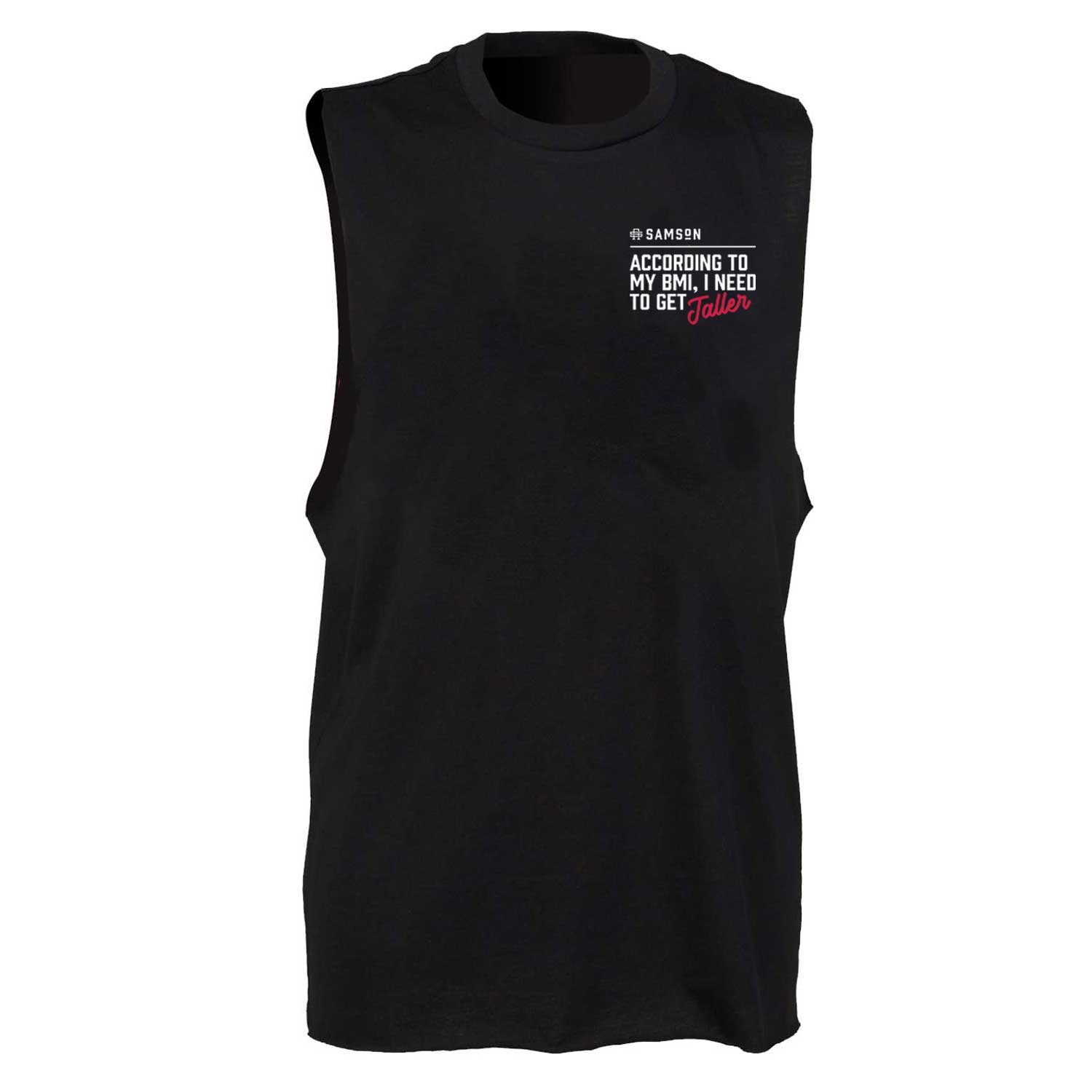 According To My BMI, I Need To Get Taller - Mens Lightweight Gym Tank Top