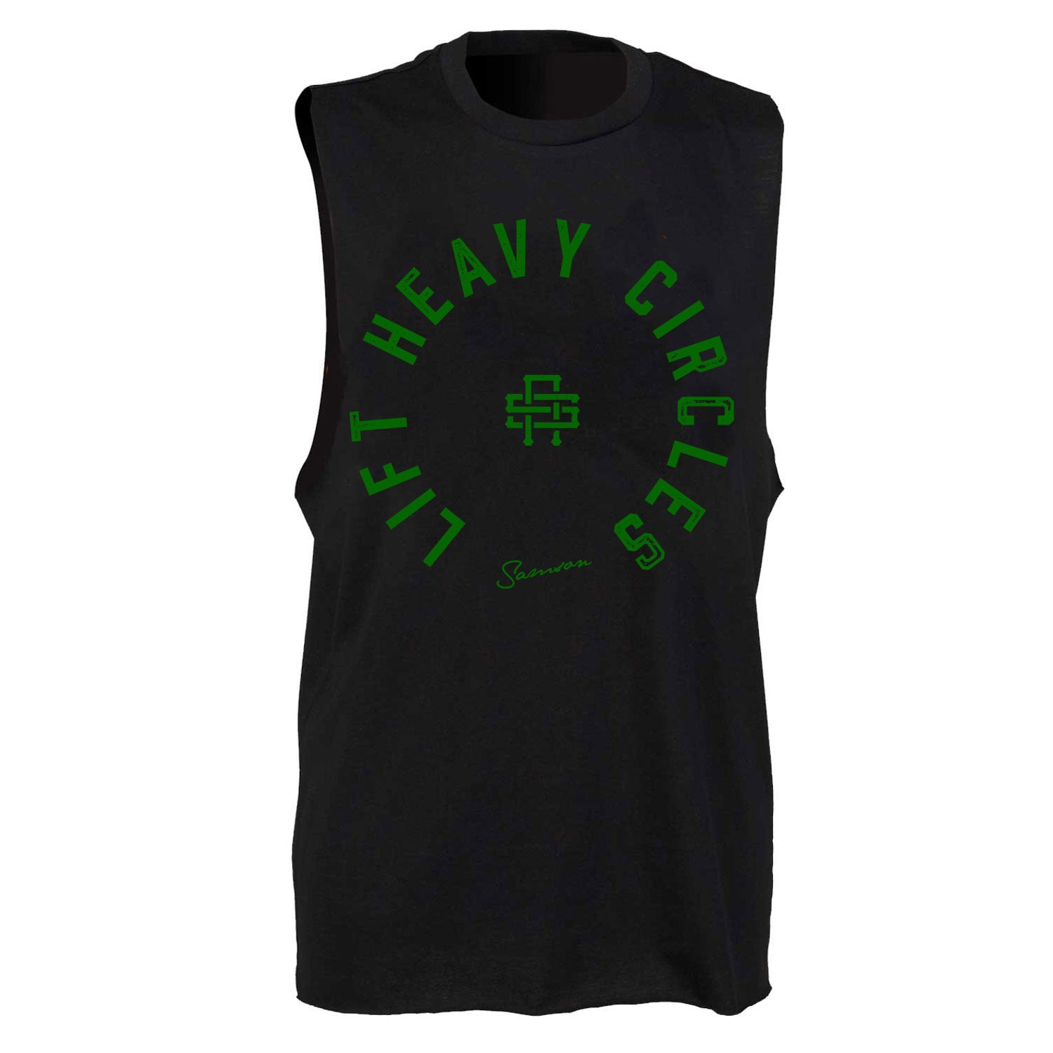 Lift Heavy Circles - Mens Lightweight Gym Tank Top