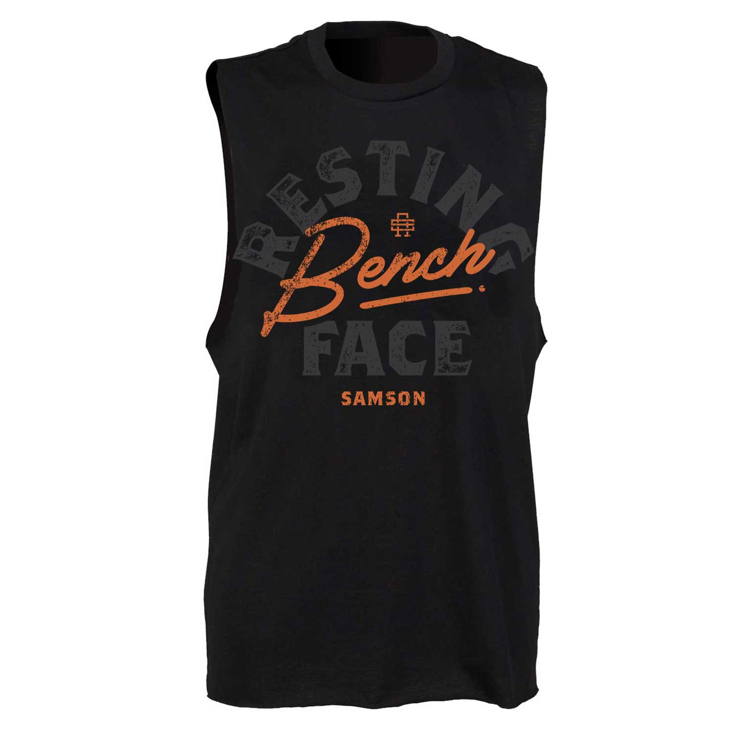 Resting Bench Face- Mens Lightweight Gym Tank Top
