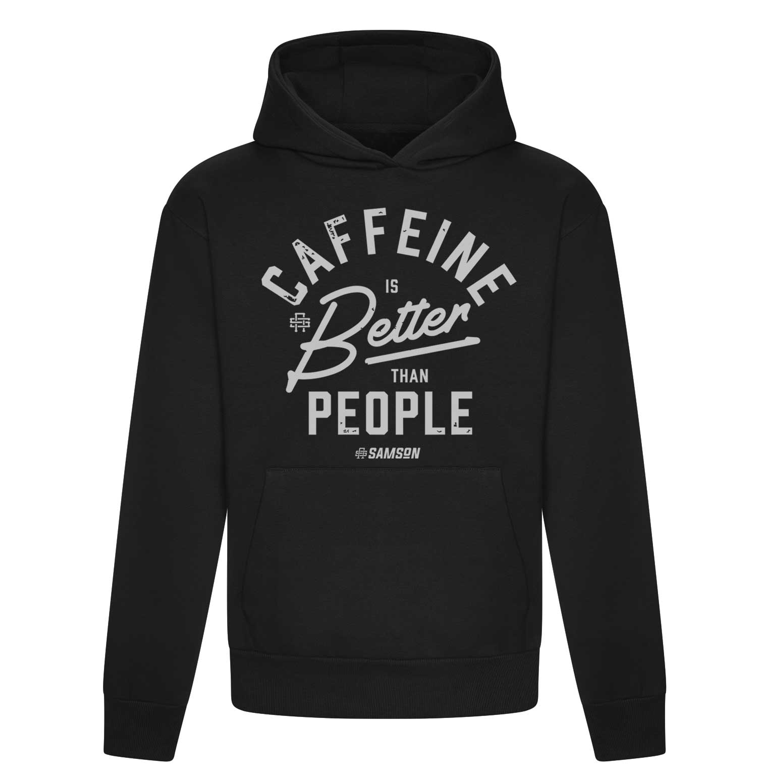 Caffeine Is Better Than People - Oversized Unisex Pullover Hoodie