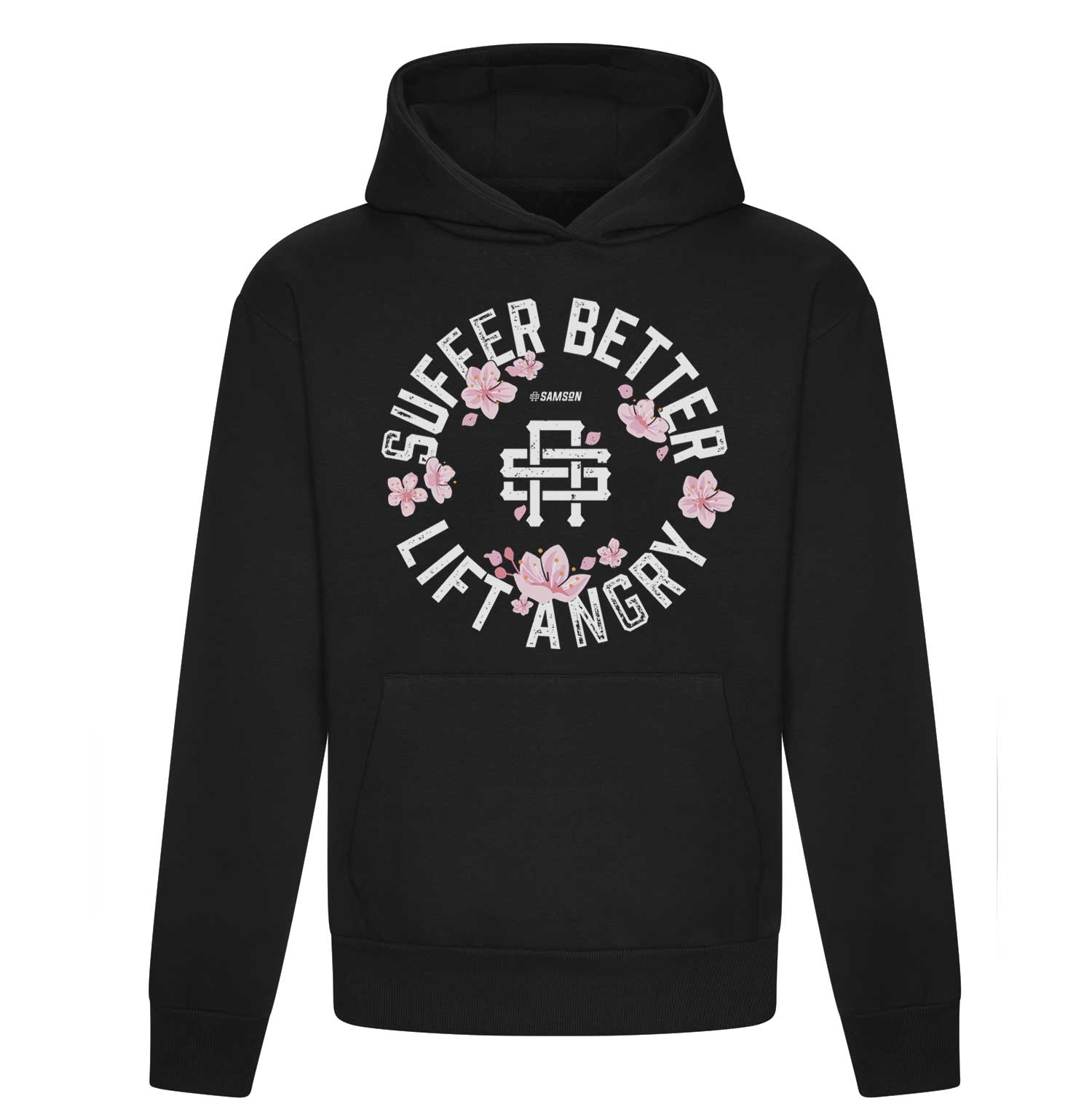 Suffer Better Lift Angry - Oversized Unisex Pullover Hoodie