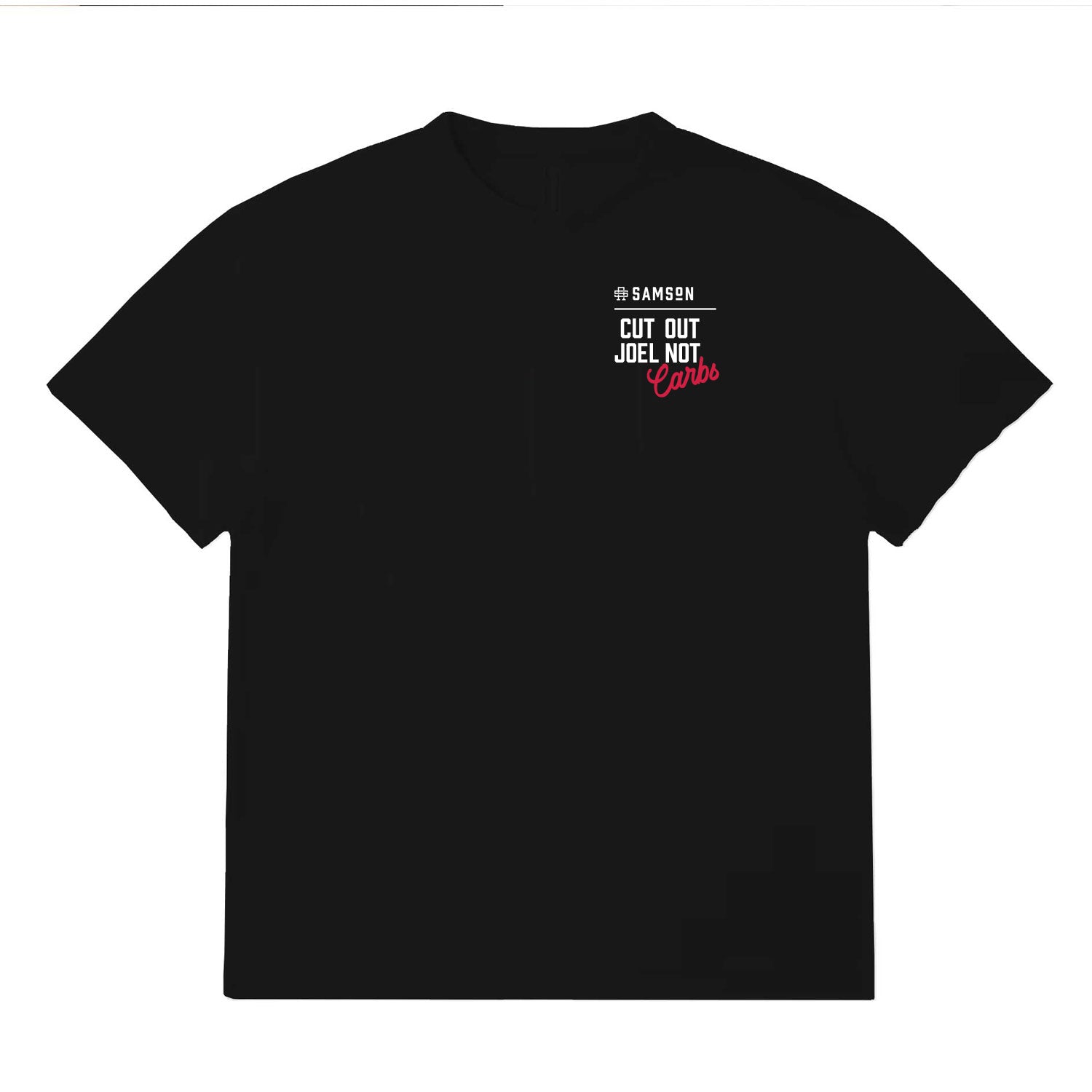 Cut Out Joel Not Carbs - Oversized Gym T-Shirt