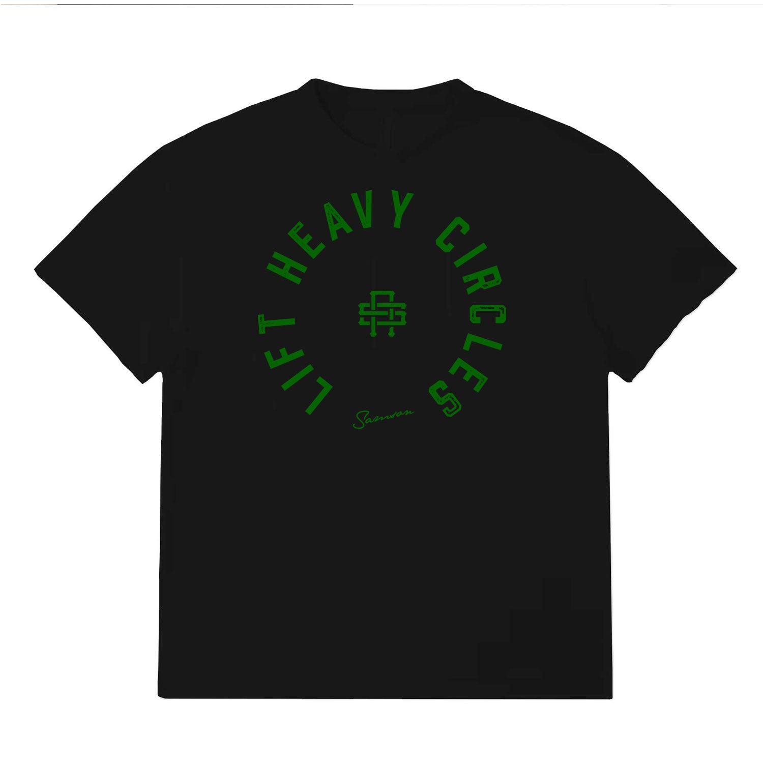 Lift Heavy Circles  - Oversized Gym T-Shirt