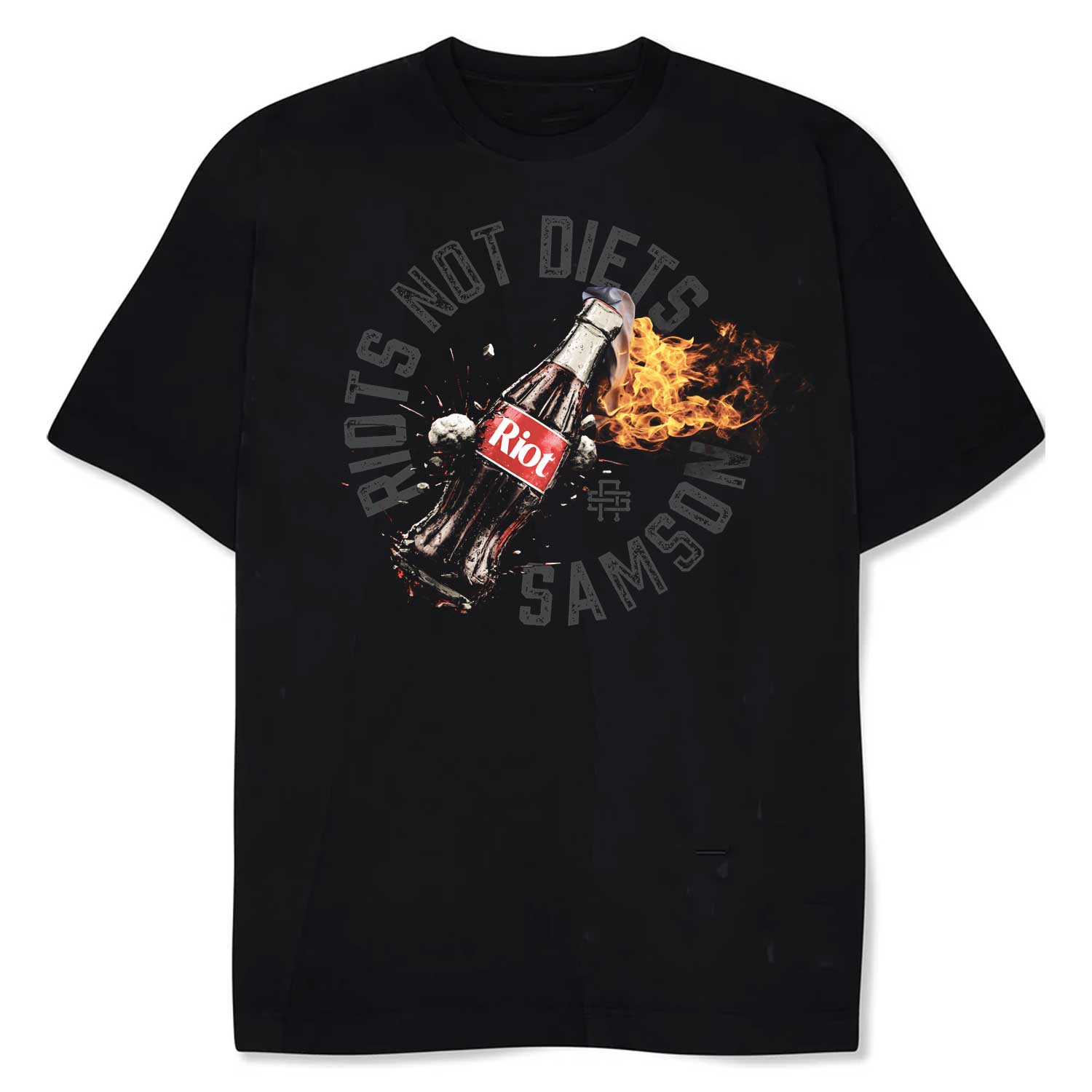 Riots Not Diets - Oversized Gym T-Shirt
