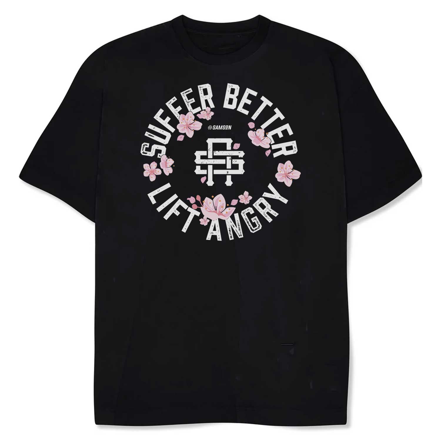 Suffer Better Lift Angry - Oversized Gym T-Shirt