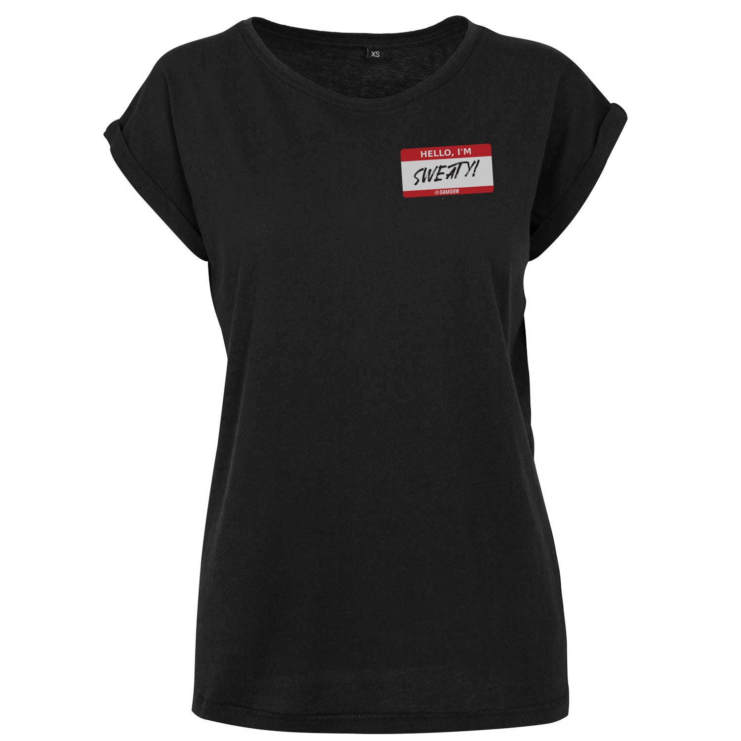 Hello I'm Sweaty- Ladies Gym T-Shirt