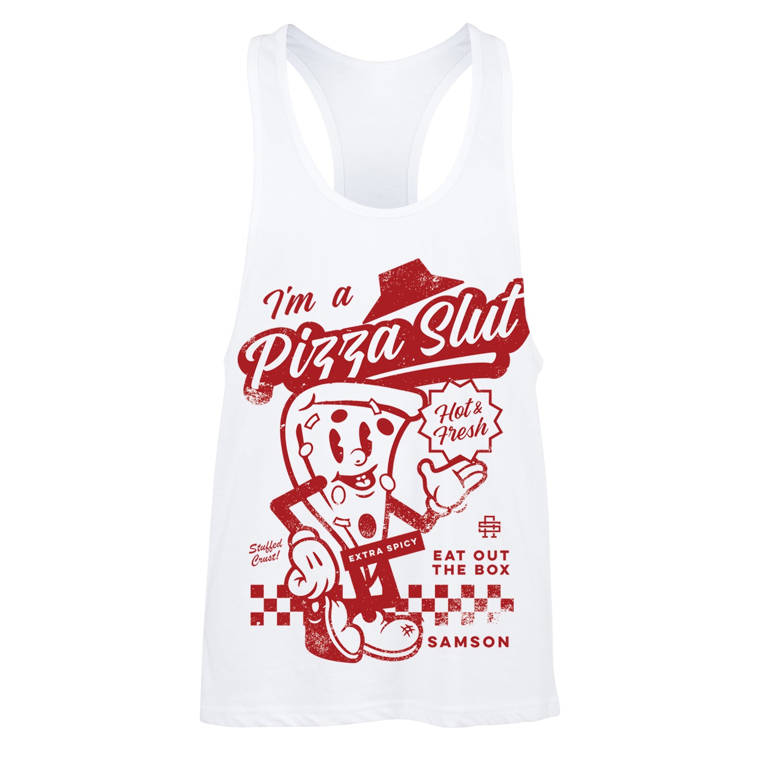 Pizza Slut - Mens Bodybuilding Vest