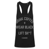 Drink Coffee Wear Black Mens Bodybuilding Vest