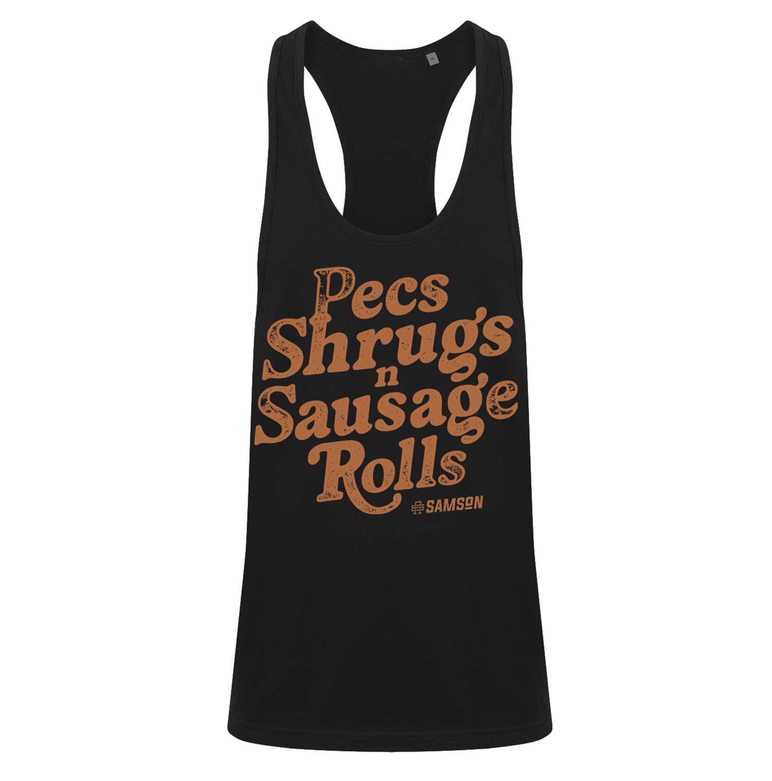 Pecs, Shrugs And Sausage Rolls - Mens Bodybuilding Vest