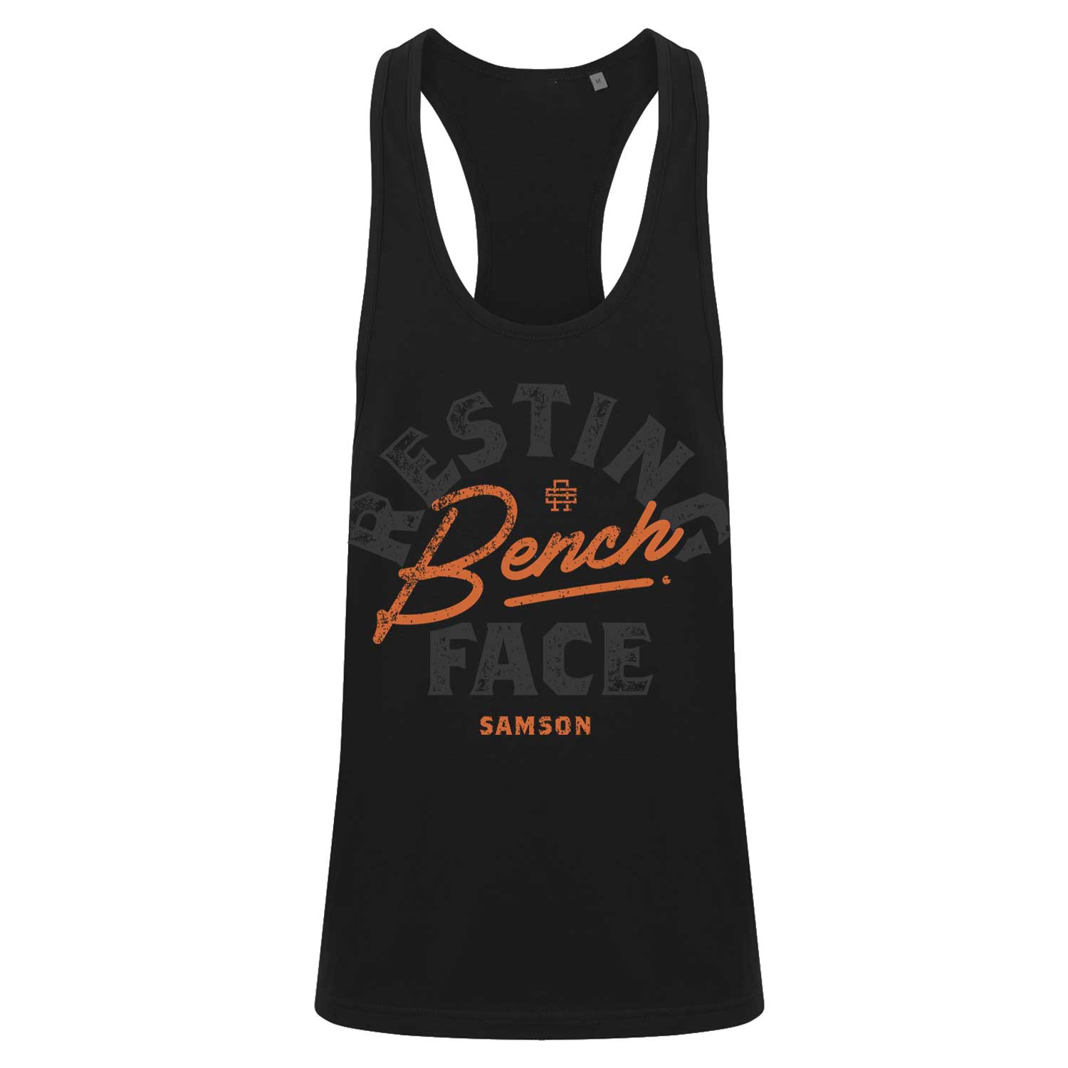 Resting Bench Face - Mens Bodybuilding Vest