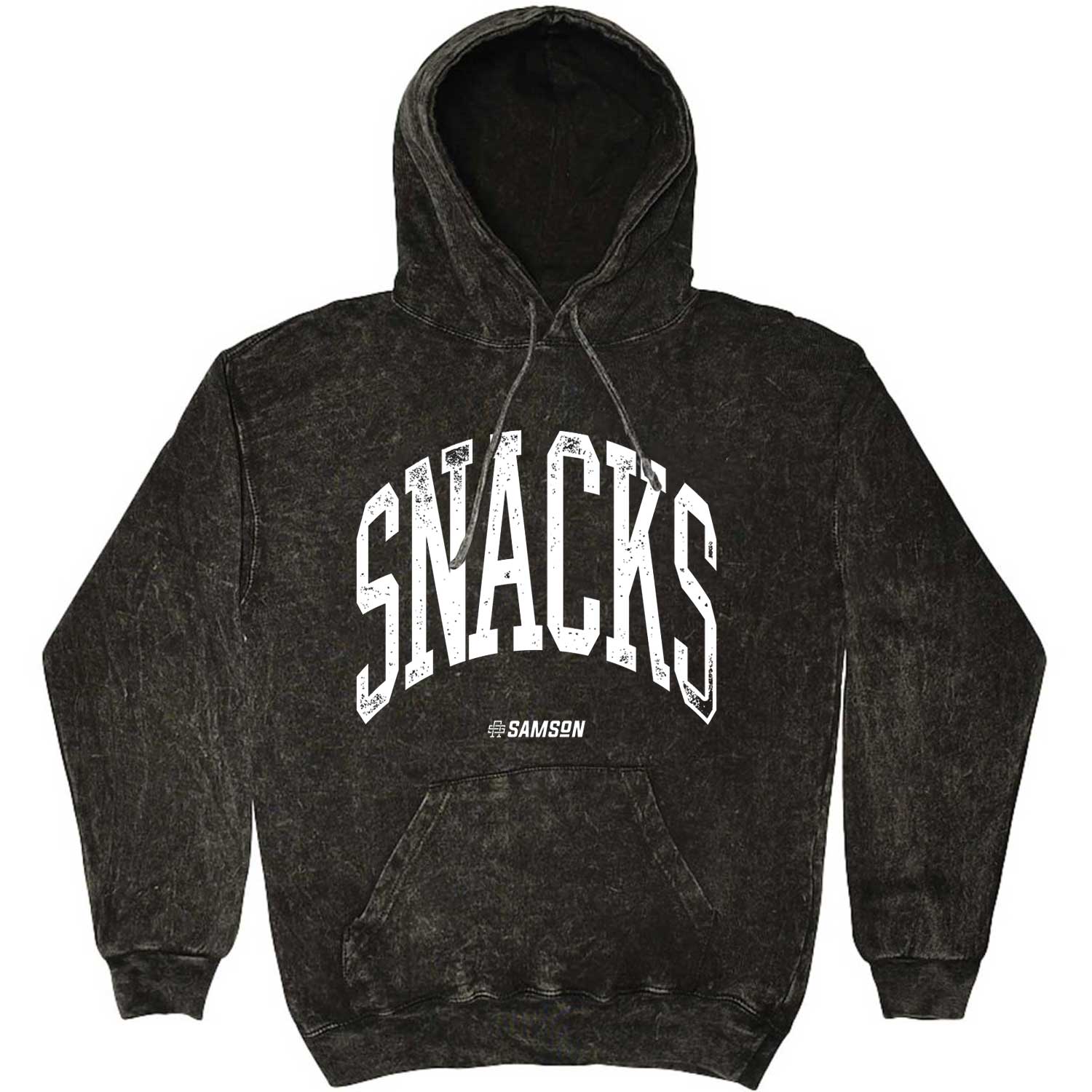 Snacks - Washed Unisex Pullover Hoodie