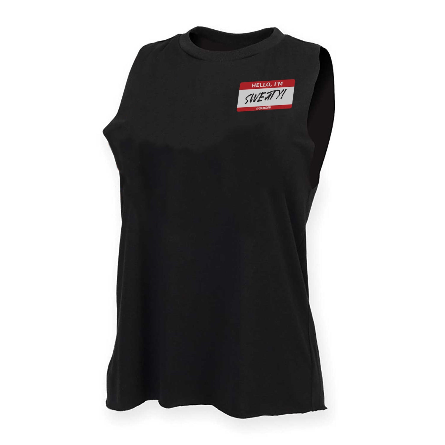 Hello I'm Sweaty - Ladies Gym Tank Top