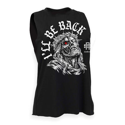 I'll Be Back - Ladies Gym Tank Top