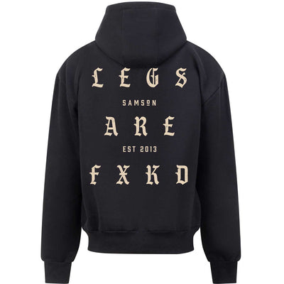 Legs Are Fxkd - Oversized Unisex Zip Hoodie