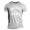 Big Thicc Energy Men's Muscle Fit Gym T-Shirt