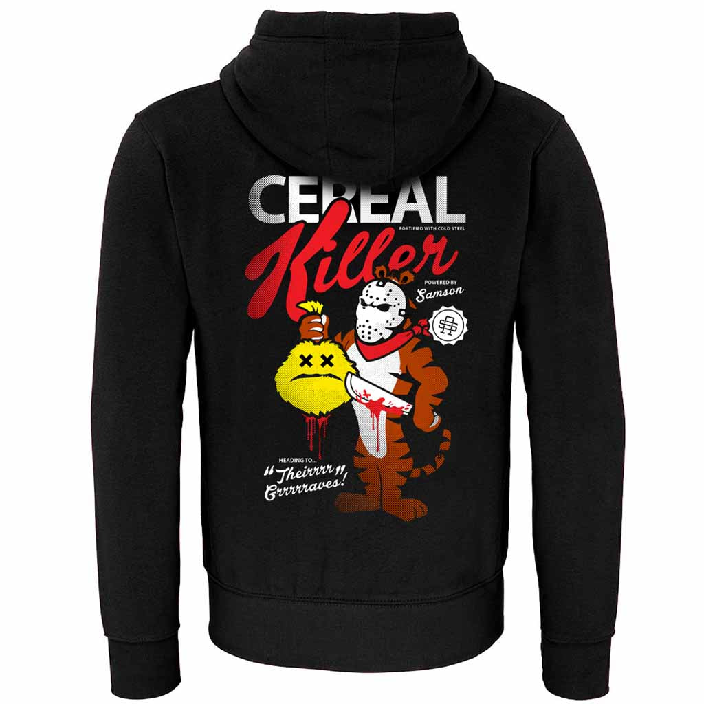 Cereal Killer Gym Hoodie with Zip