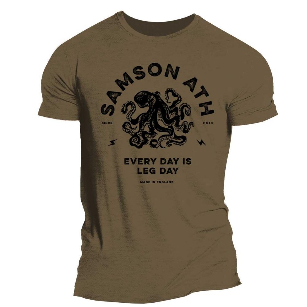 Every Day Is Leg Day - Men's Muscle Fit Gym T-Shirt