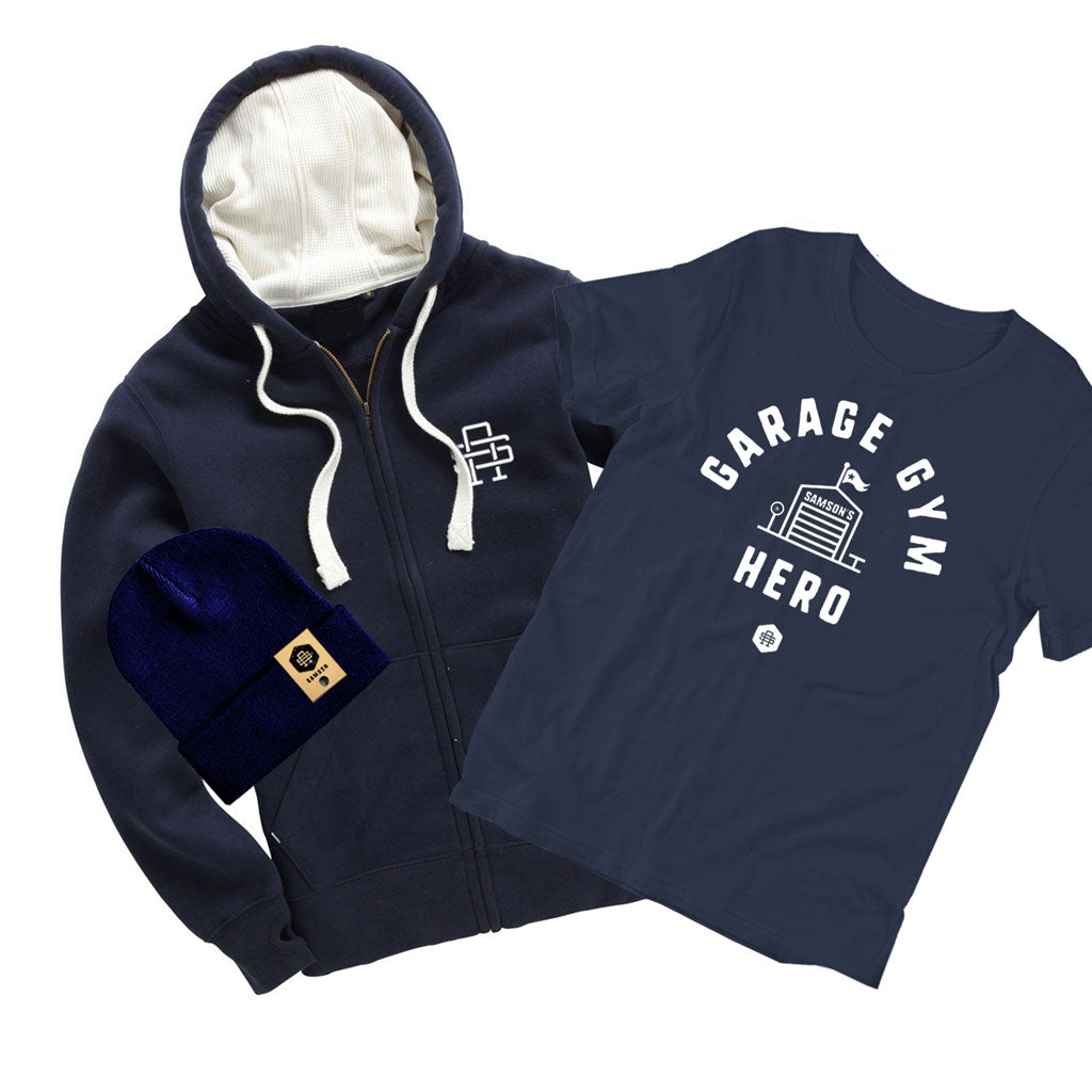 Garage Gym Hero T-Shirt & Hoodie Bundle