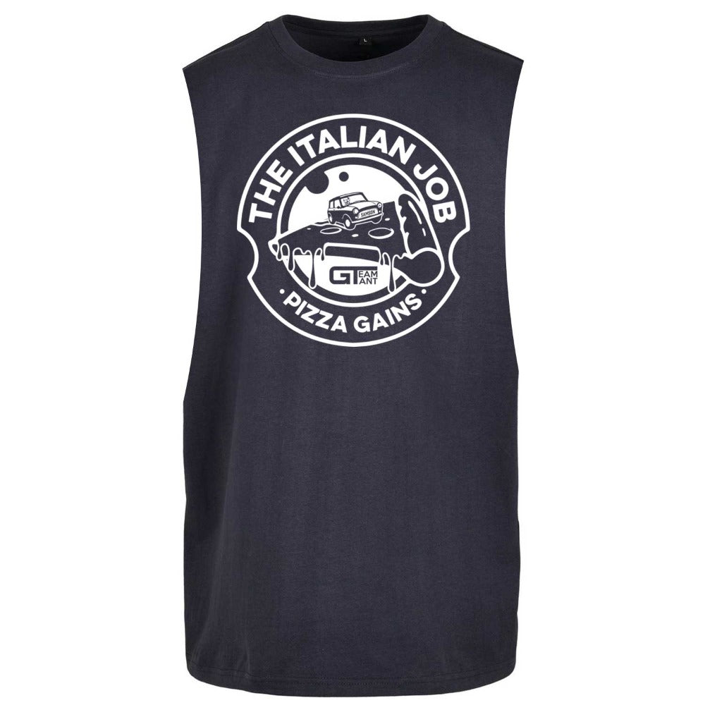 The Giant's Pizza Gains - Oversized Cut-Off Tank