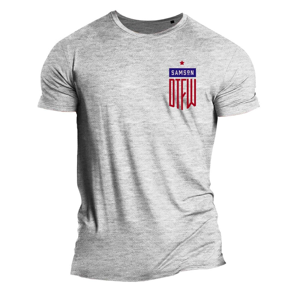 DTFW Retro Muscle T-Shirt Grey