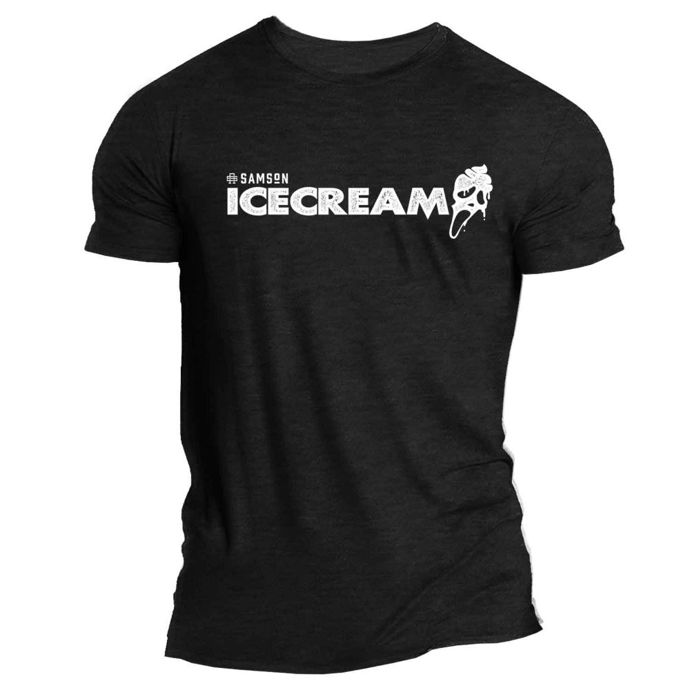 Ice Cream Scream Gym Halloween Muscle Tee