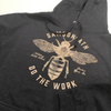 Close up of Do The Work Gym Hoodie by Samson Athletics