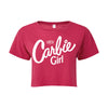 Carbie Girl Ladies Cropped Tee