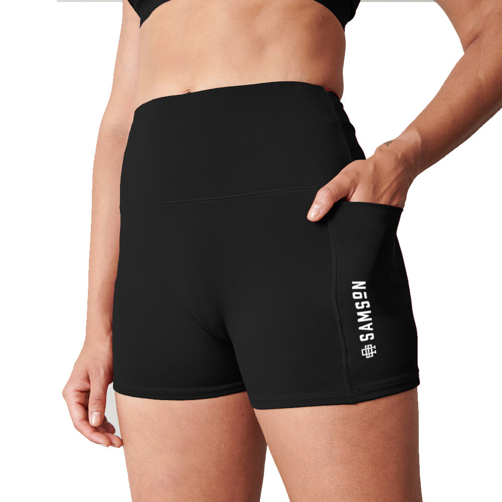 Delilah 2.0 High Waisted Gym Booty Shorts