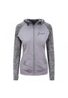Ladies signature zip hoodie grey samson athletics