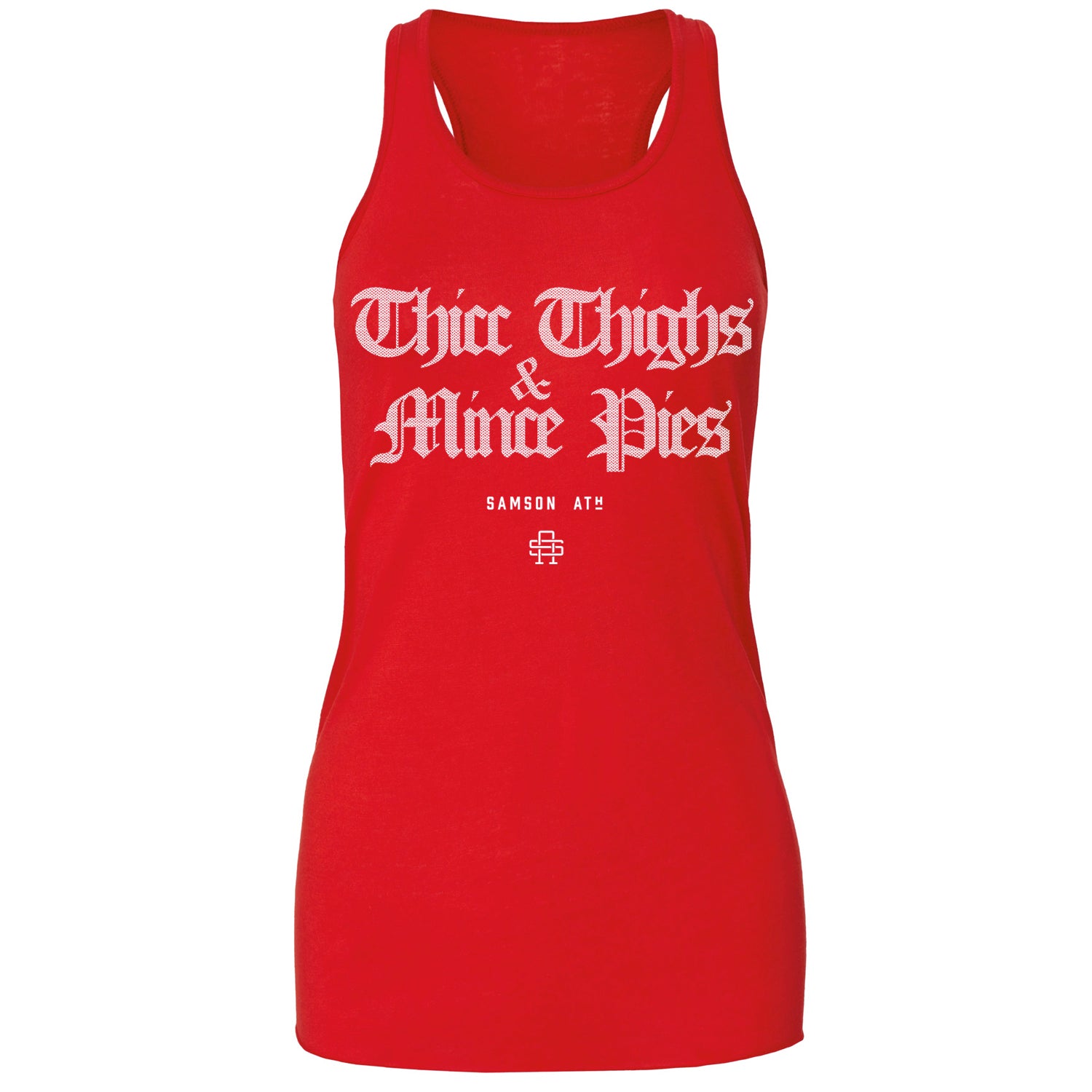 Thicc Thighs & Mince Pies - Christmas Ladies Tank