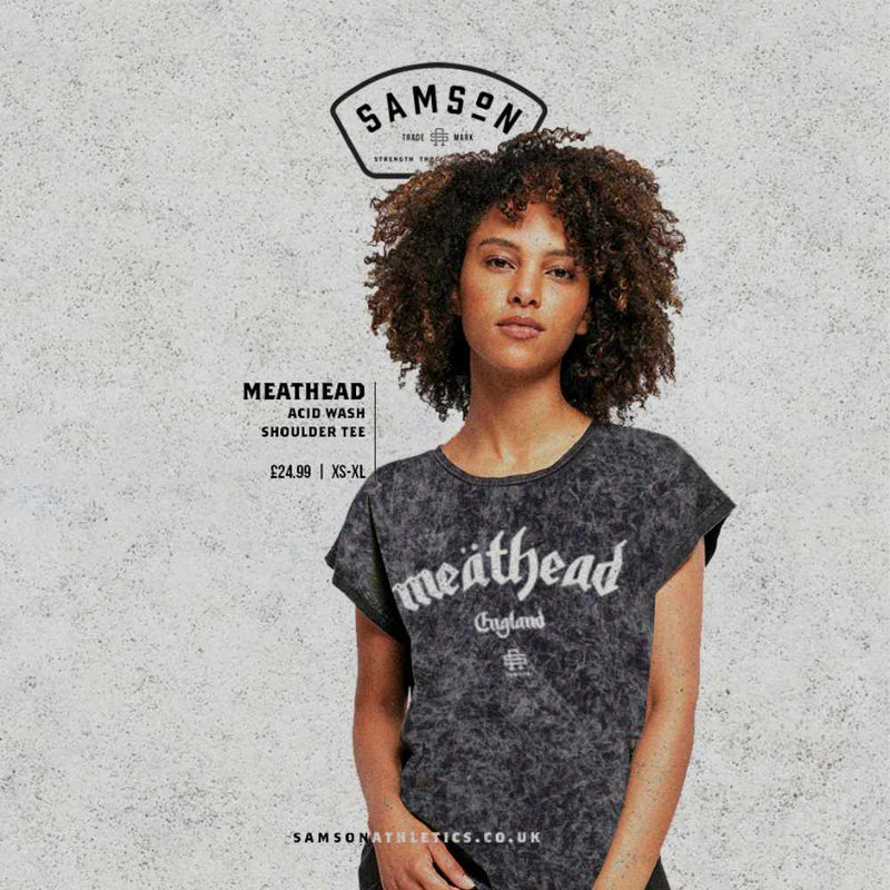 Meathead Ladies Washed Shoulder Tee