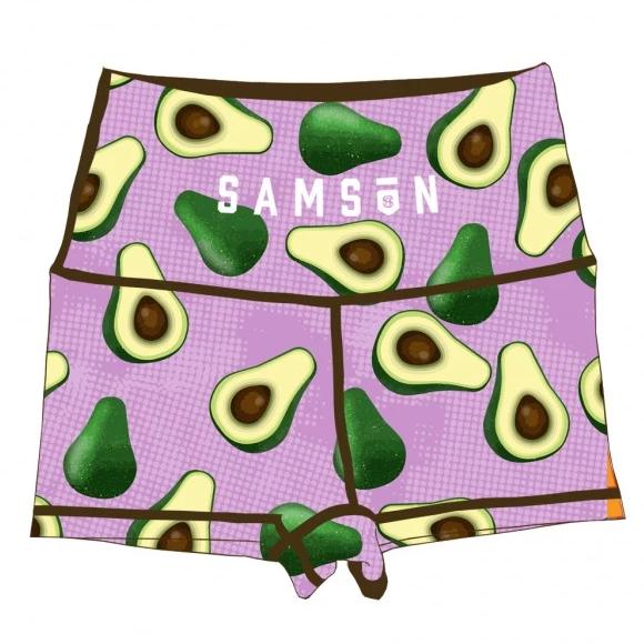 Avocado booty shorts samson athletics