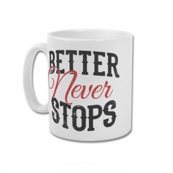 Better never stops mug samson athletics