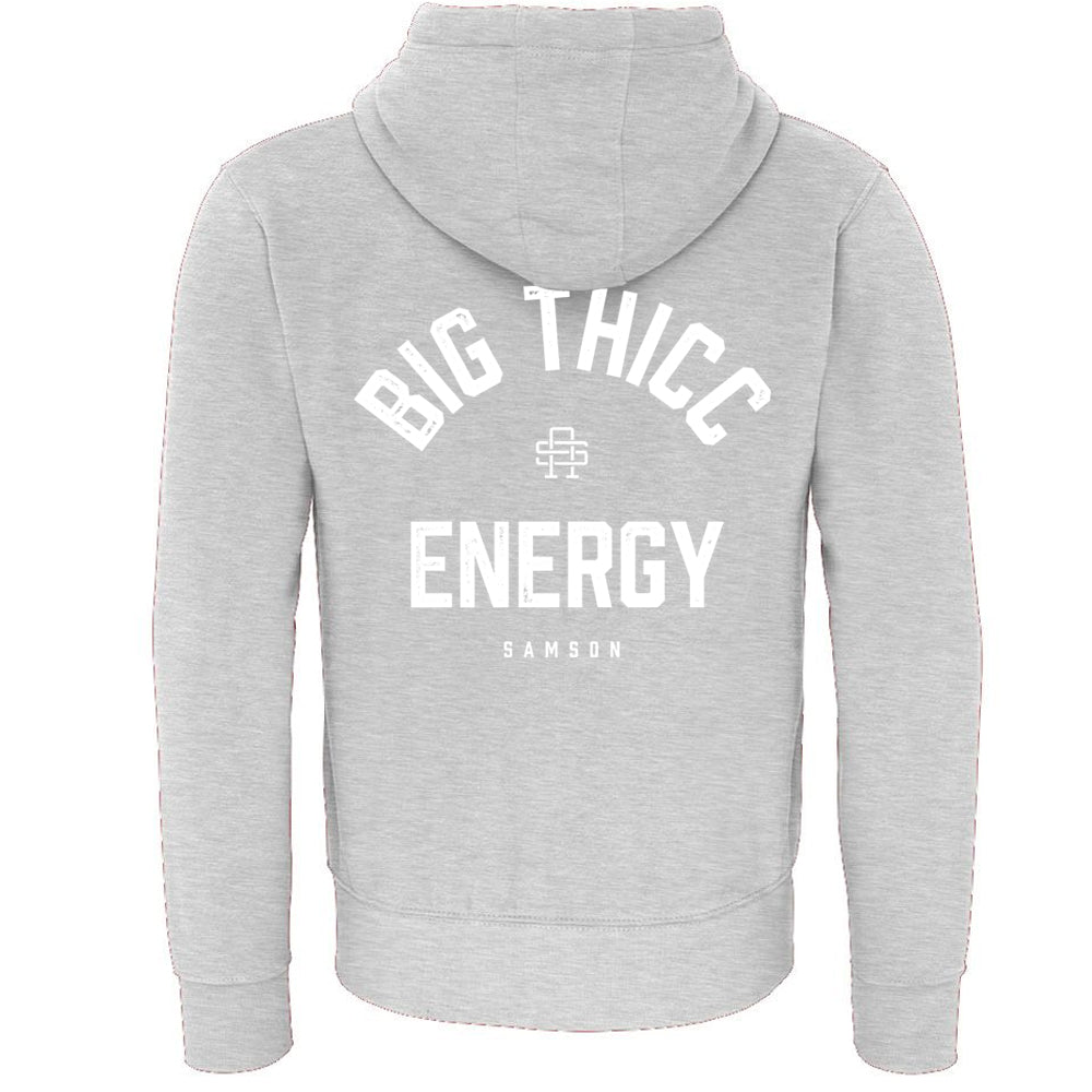 Big Thicc Energy Gym Hoodie with Zip