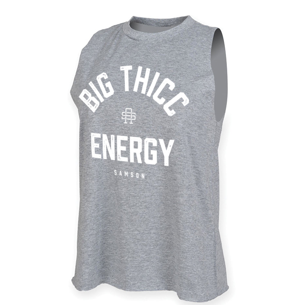 Big Thicc Energy Ladies Gym Tank Top