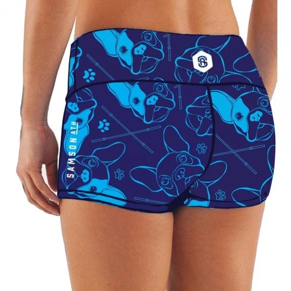 Bulldogs and barbells booty shorts samson athletics