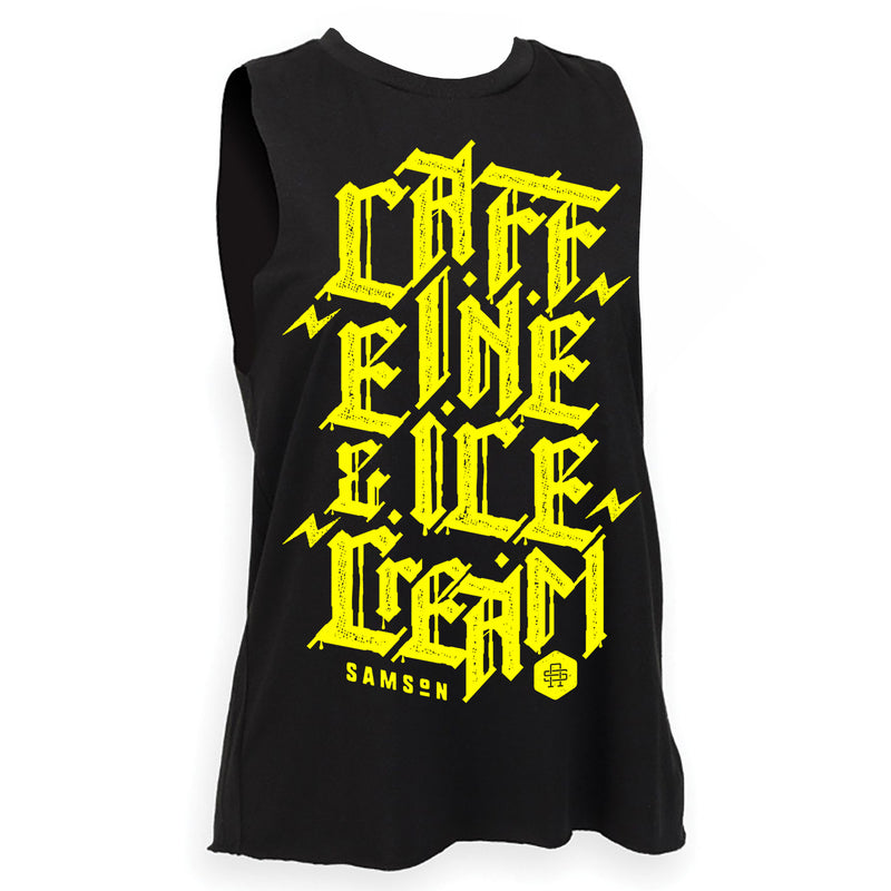 Ladies Caffeine And Ice-Cream Tank Top