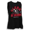 Clean and Jerk Ladies Gym Tank Top