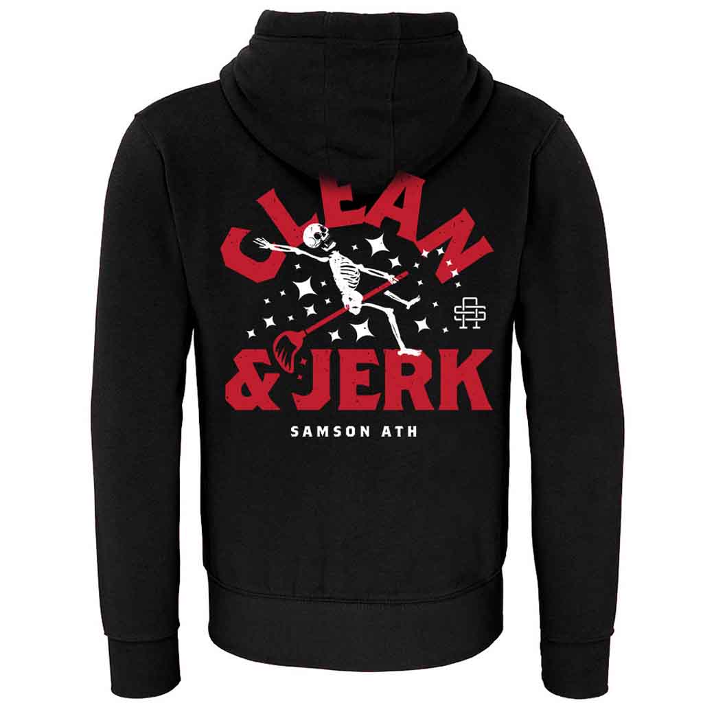 Clean and Jerk Hoodie With Zip