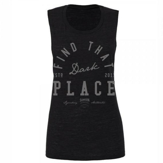 Dark place ladies tank samson athletics