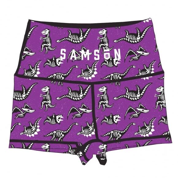 Dead dinosaurs booty shorts samson athletics
