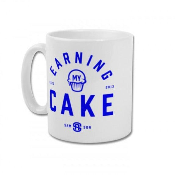 Earning my cake mug samson athletics