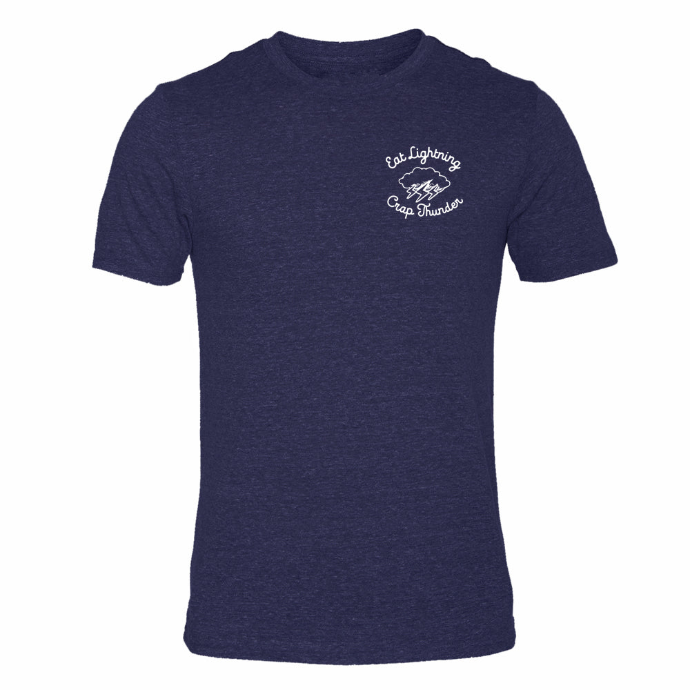 EAT LIGHTNING CRAP THUNDER TRIBLEND TSHIRT