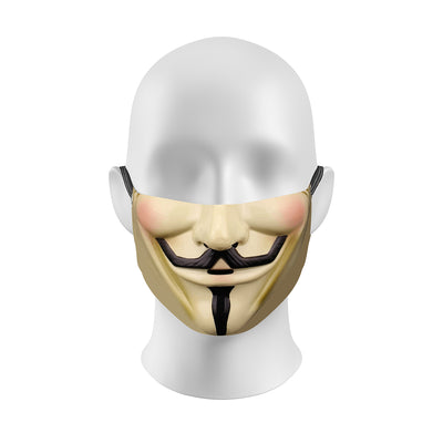 Face Mask with Guy Fawkes design | By Samson Athletics